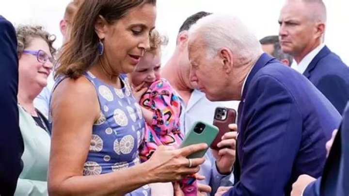 'Creepy Joe' strikes again: Biden caught nibbling on child's shoulder