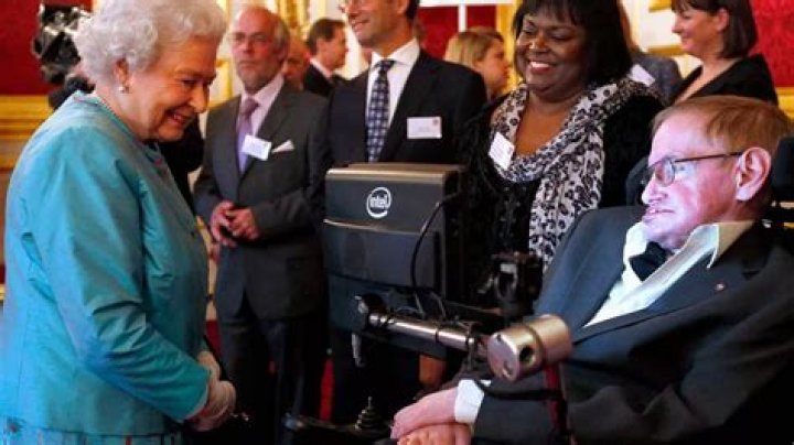 'Have you still got that American voice?' Queen asks Stephen Hawking