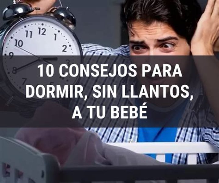10 consejos para dormir, sin llantos, a tu bebé
