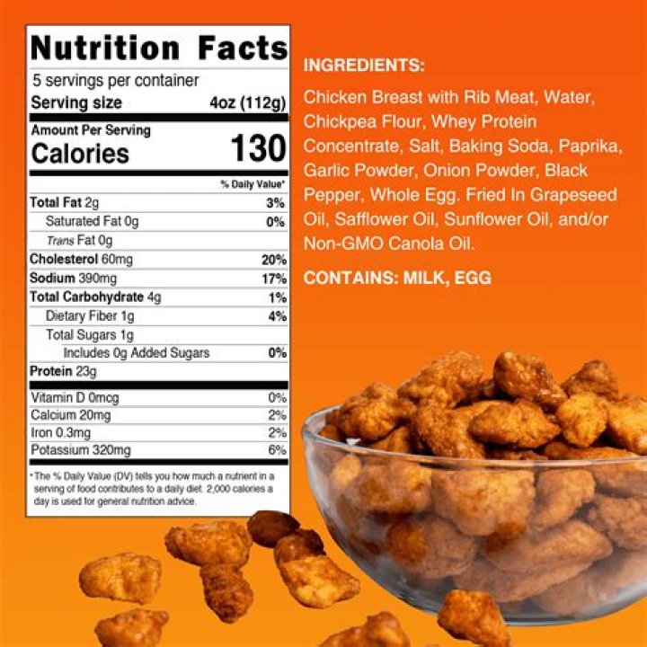 10 Wendy's Chicken Nuggets Nutrition Facts
