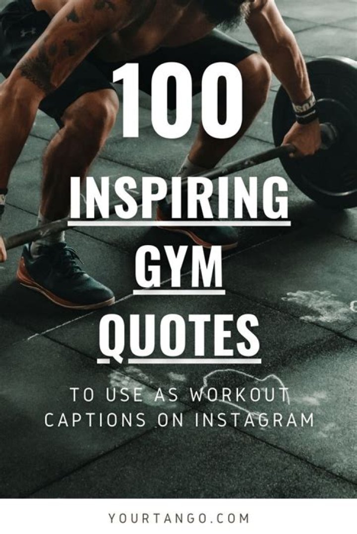 107 Motivational Workout Captions & Gym Quotes For Instagram