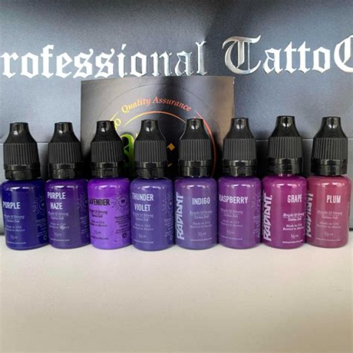 11 Celebrity Purple Ink Tattoos
