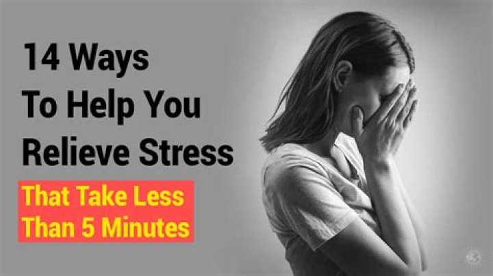 14 Super-Simple Ways To Relieve Stress In 5 Minutes Or Less