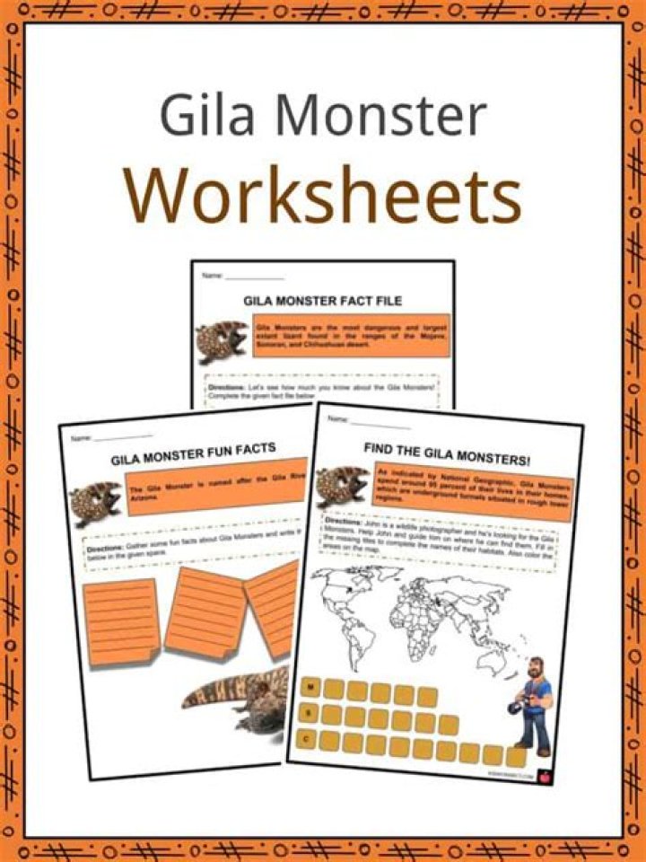 15 Gila Monster Facts For Kids