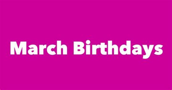19 March Birthday Facts - Facts.net