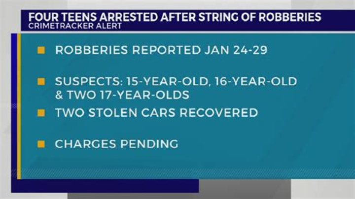 2 arrested for string of armed robberies: sheriff
