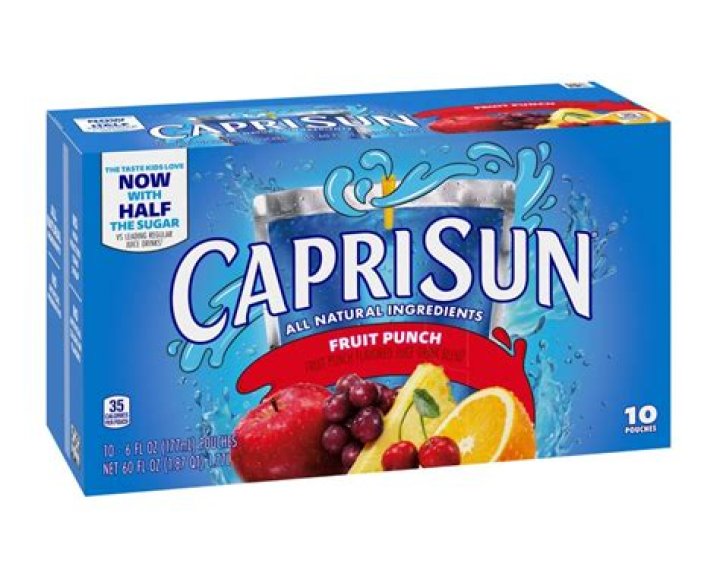 20 Capri Sun Fruit Punch Nutrition Facts