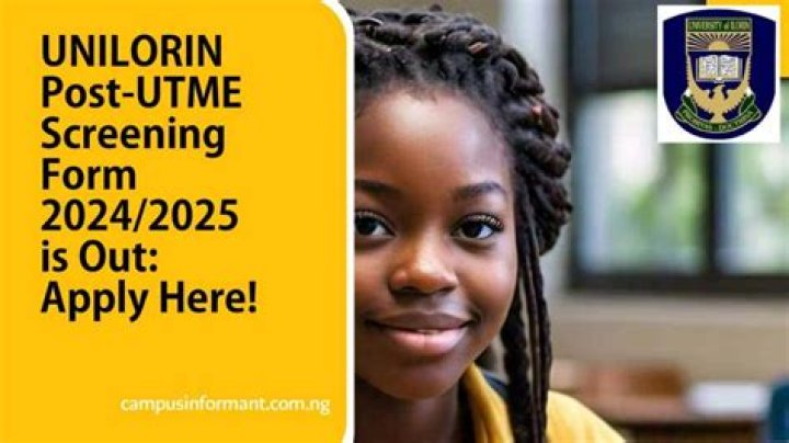 2022/2023: UNILORIN Post-UTME Form is Out (How To Apply)