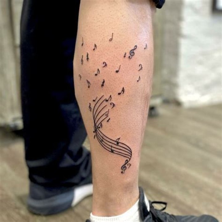 44 Celebrity Music Notes Tattoos
