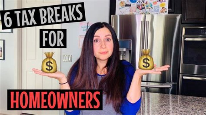 6 tax breaks for homeowners