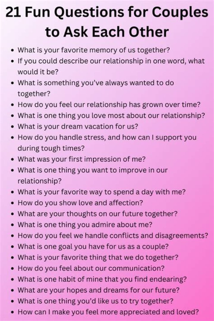 78 Questions For Couples To Help Get To Know Each Other Better