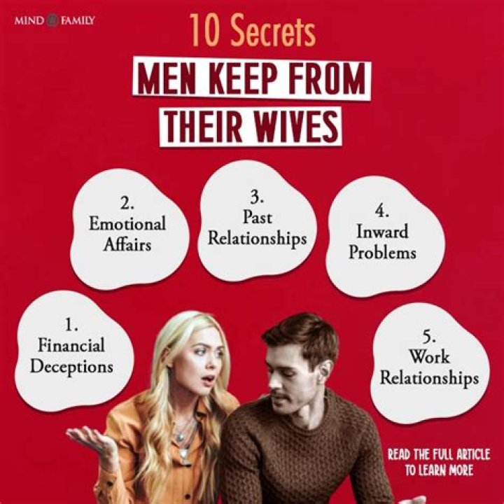 8 Major Secrets Husbands Keep From Their Wives