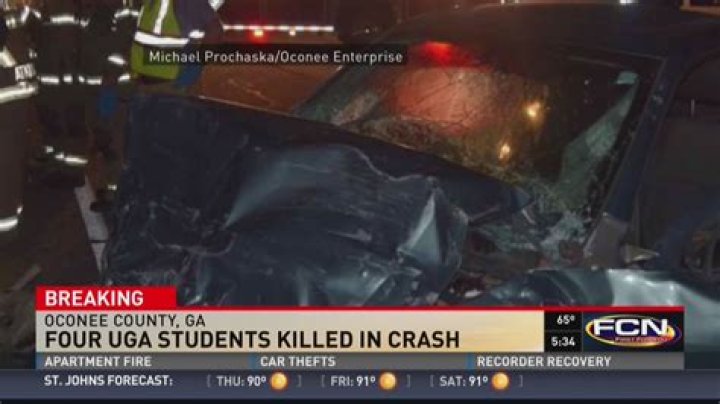 911 call released from crash that killed 4 UGA students