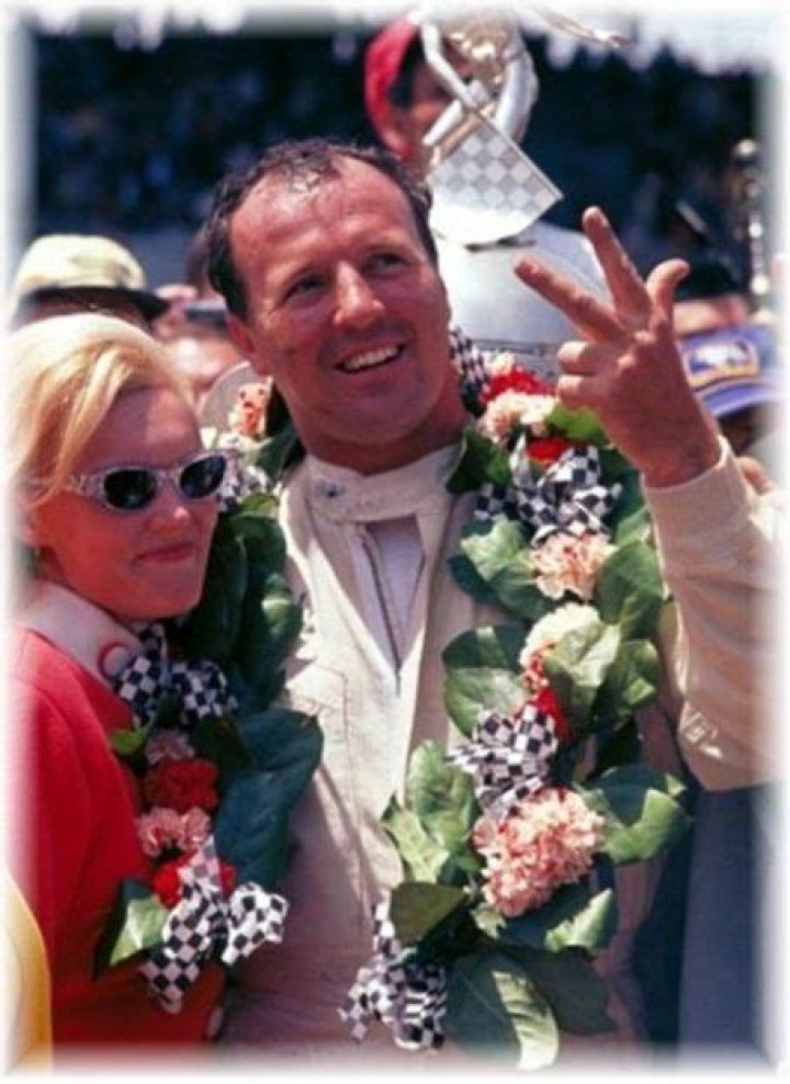 A. J. Foyt and Lucy Zarr
