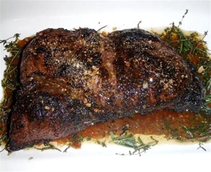 Adam Perry Lang's Man Steak with Thyme Zinfandel Sauce | Recipe