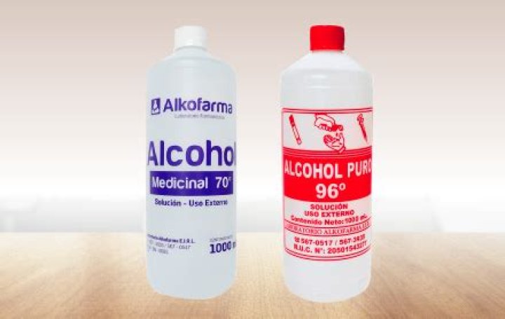 Alcohol de 70 o de 96, ¿cuál desinfecta mejor?