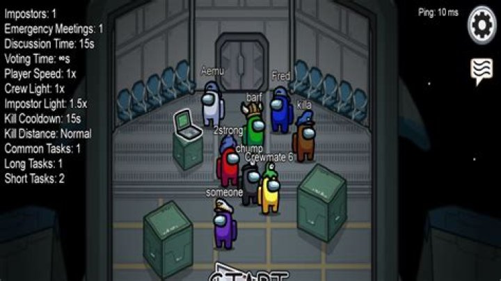 All of the levels in Among Us