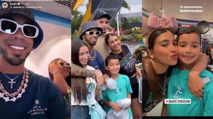 Anuel AA and Astrid Cuevas