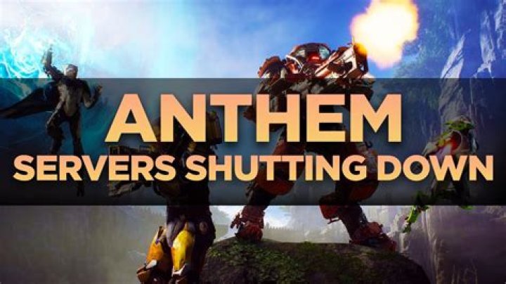 Are anthem servers shutting down?