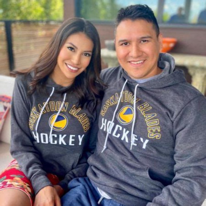 Ashley Callingbull Husband Wacey Rabbit Is A Hockey Coach