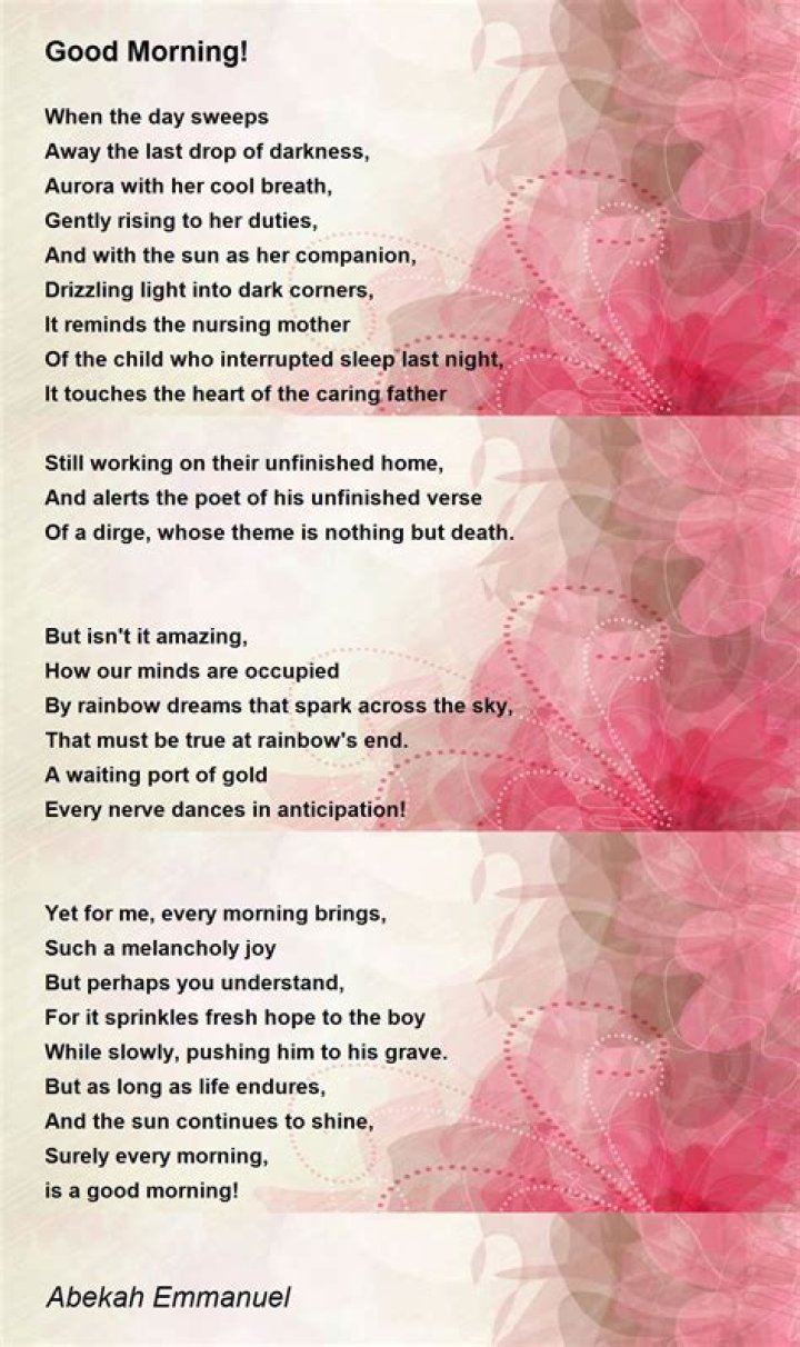 Awakening Love: A Good Morning Poem For Her