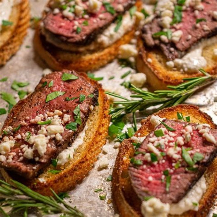 Beef Tenderloin Crostini Recipe 2 Ways | Recipe
