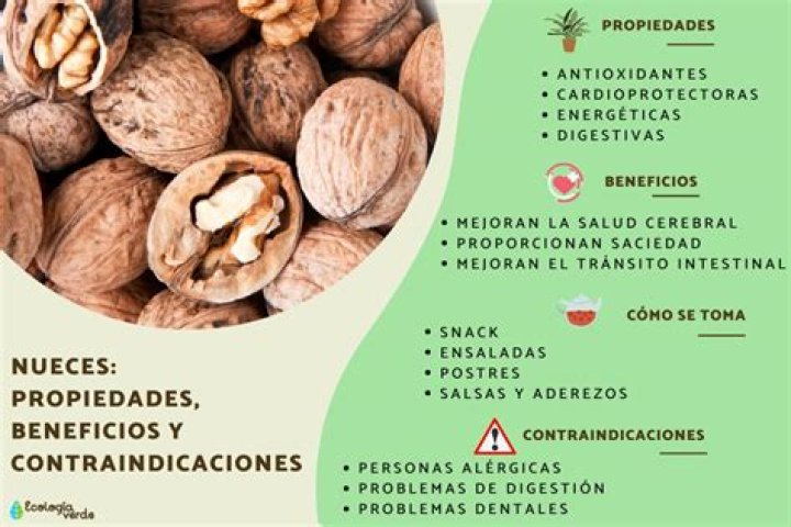 Beneficios de las nueces para nuestro cerebro