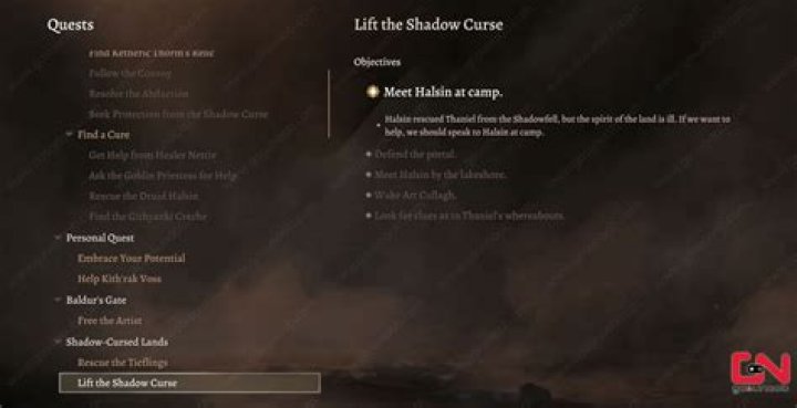 BG3 Find Thaniel, How to Lift the Shadow Curse after Hide and Seek