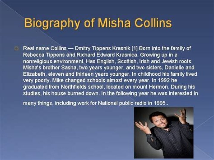 Biography of Misha Collins