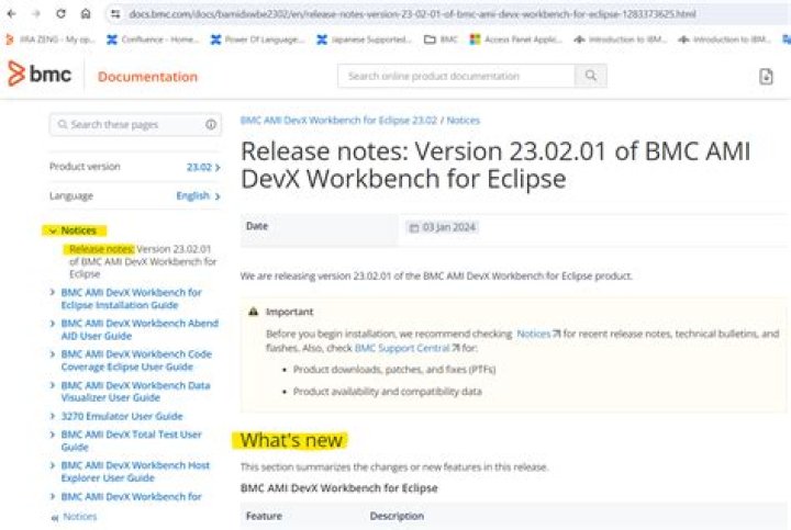 BMC AMI DevX Workbench for Eclipse