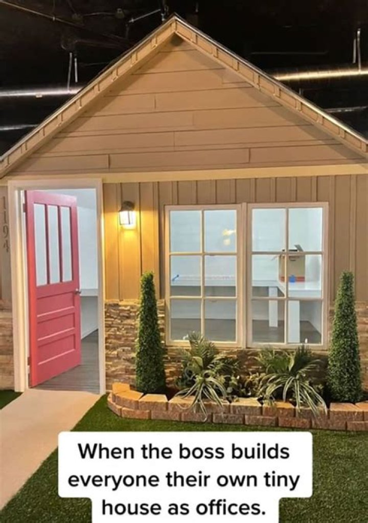 Boss Puts Tiny Homes In Office Building Instead Of Cubicles