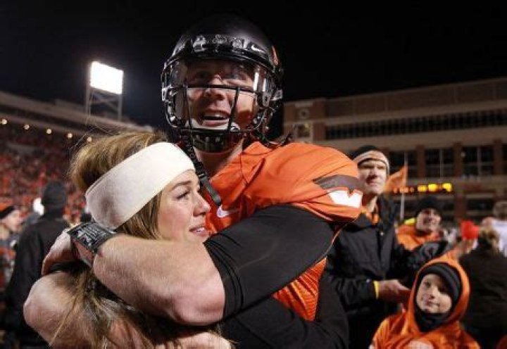 Brandon Weeden and Melanie Meuser