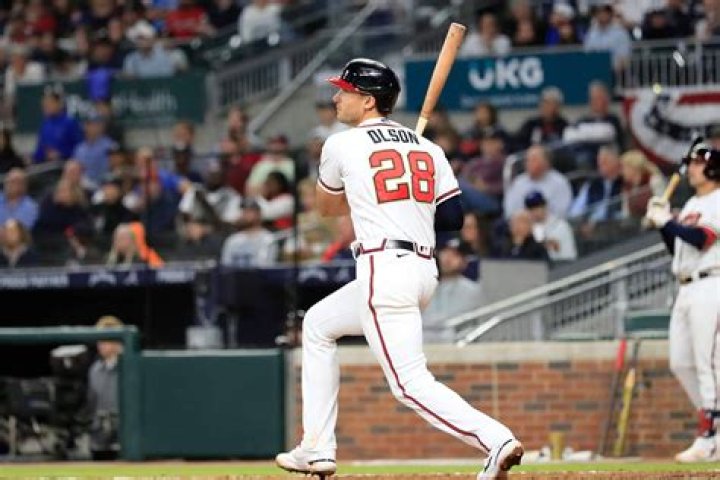 Braves first baseman Matt Olson credits a little red machine for improving his game