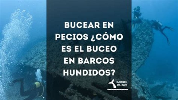 Bucear en pecios