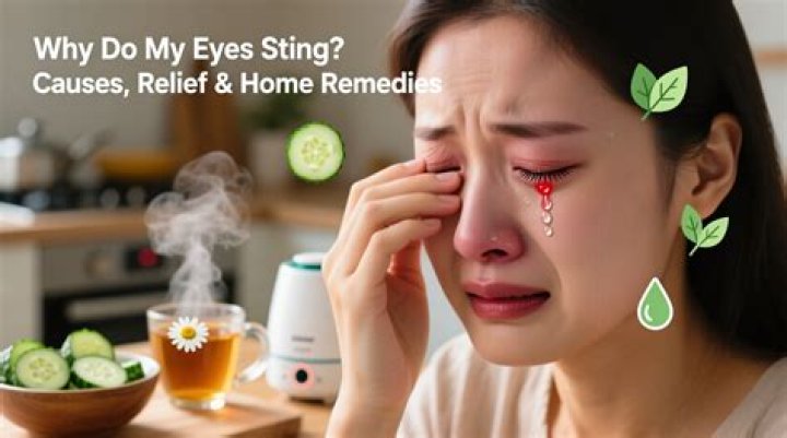 Burning eyes relief | Why do my eyes sting?