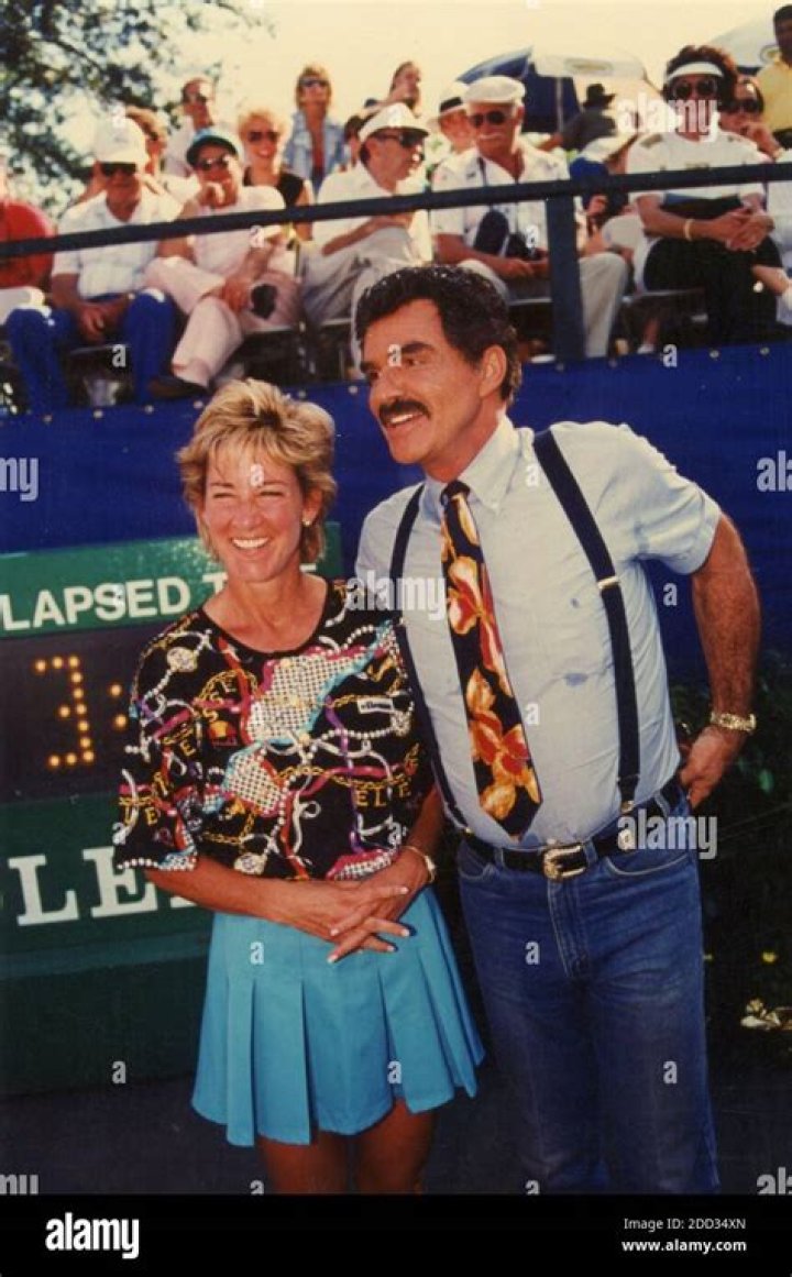 Burt Reynolds and Chris Evert
