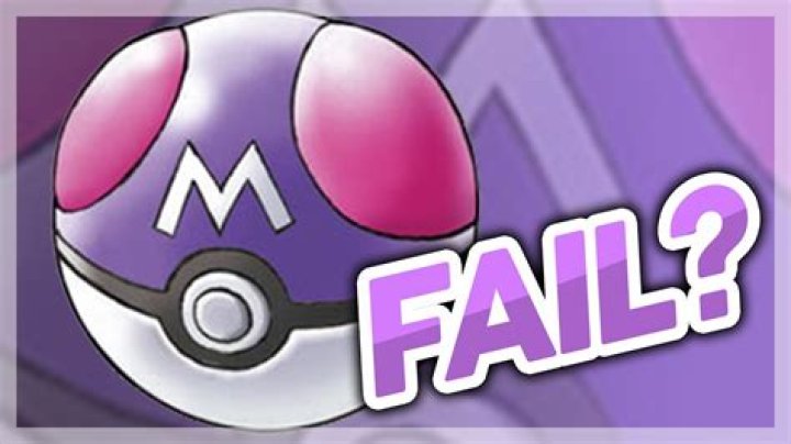 Can a master ball fail?