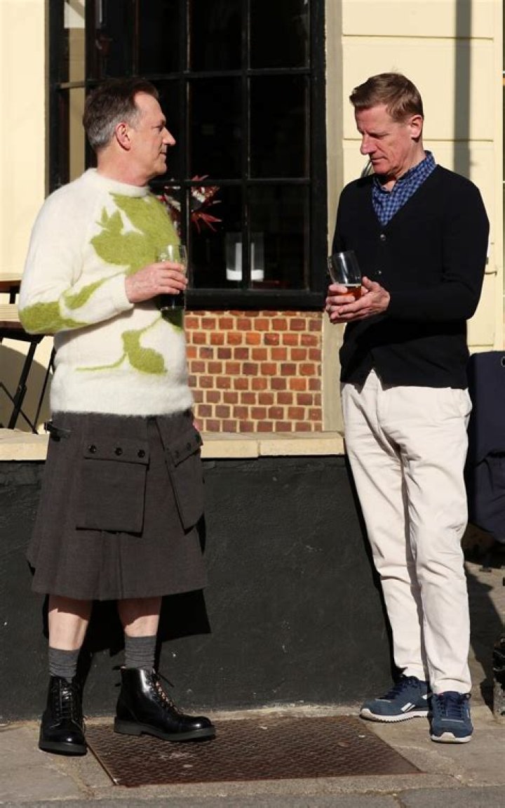 Can a middle-aged man pull off feathers, sequins and a skirt?