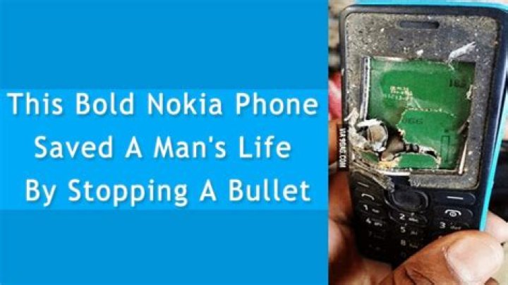 Can a phone stop a bullet? Nokia reportedly saves man's life