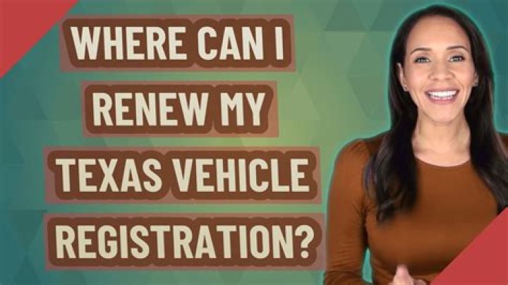 Can I Renew My Texas Vehicle Registration At Heb