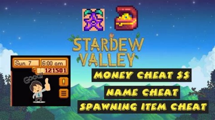 Can you cheat in Stardew Valley?