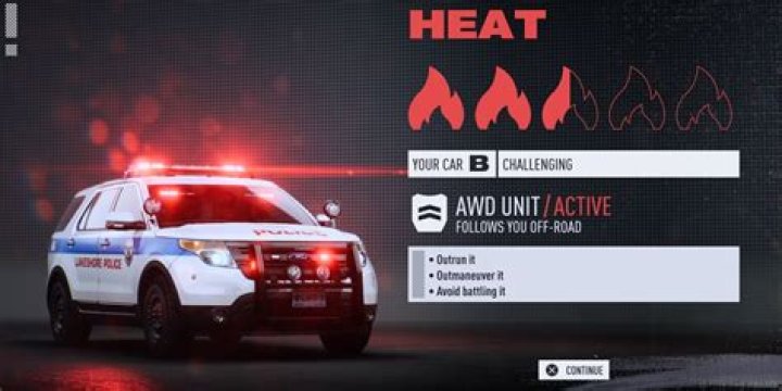 Can you drive a cop car in NFS heat?