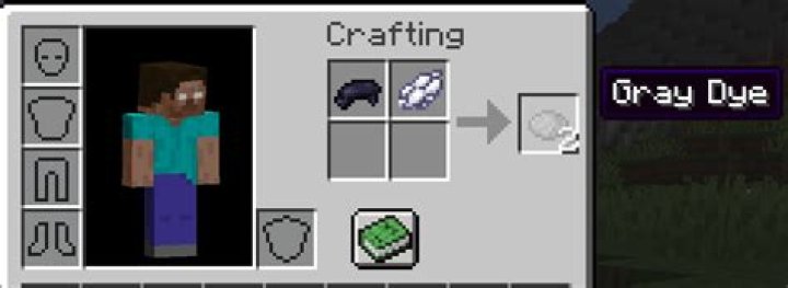 Can you dye GREY wool black in Minecraft?