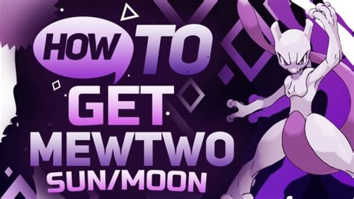 Can you get Mewtwo in Pokemon sun?