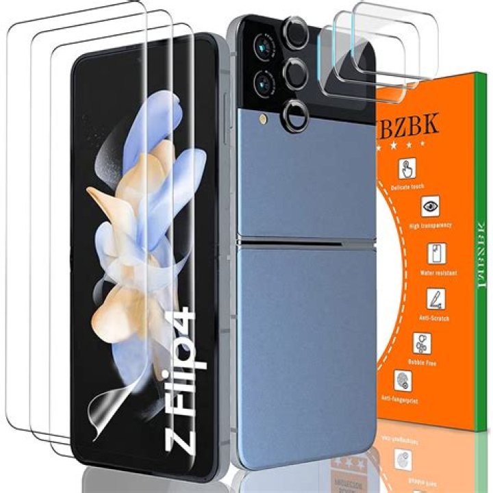Can you remove the built-in screen protector on the Galaxy Z Flip 4 or Z Fold 4?