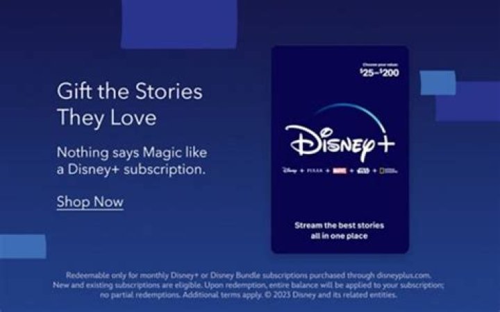 Can you use a Disney Plus subscription card if you already have an account?