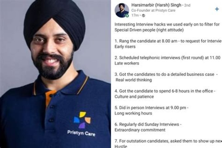 CEO Harsimarbir Singh's Interview Hacks To Filter Special Driven Candidates