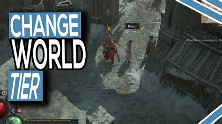 Change World Tier Diablo 4
