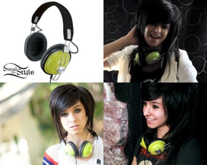 Christina Grimmie: Lime Green Headphones