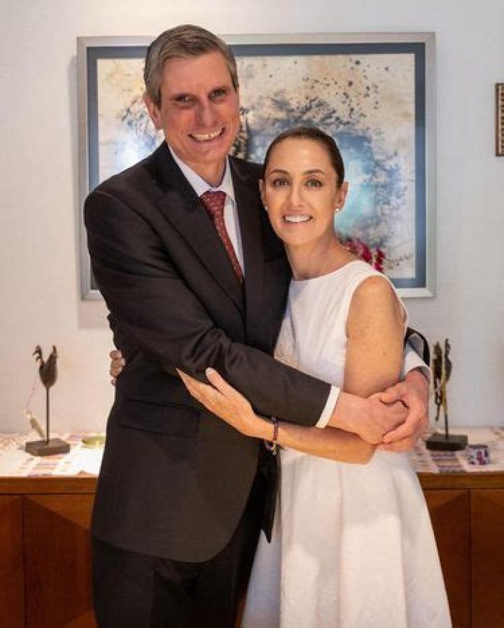 Claudia Sheinbaum and Jesús María Tarriba